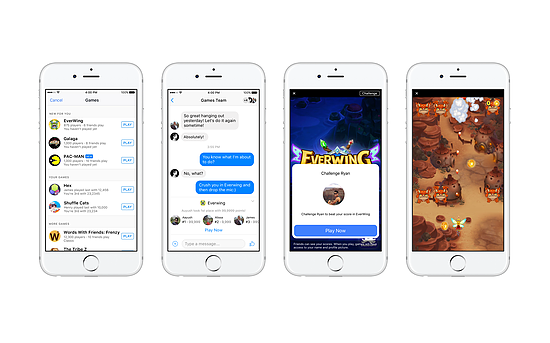 Facebook Launches Instant Games for Messenger