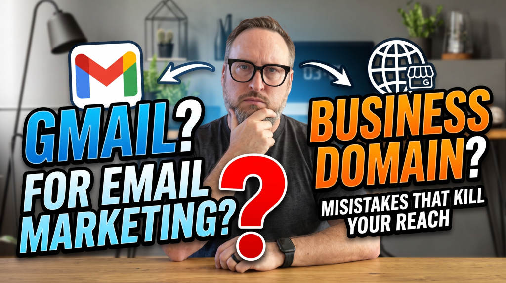 Don't Use Gmail or Yahoo for your email marketing